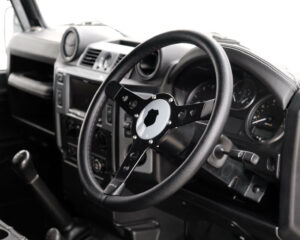 Custom three spoke steering wheel